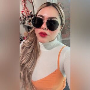 OLIVER PEOPLES AIRDALE Classic Aviator Sunglasses with Silver Frame and Gray